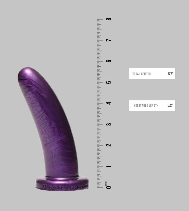 Plum Orchid Dildo - Image 4