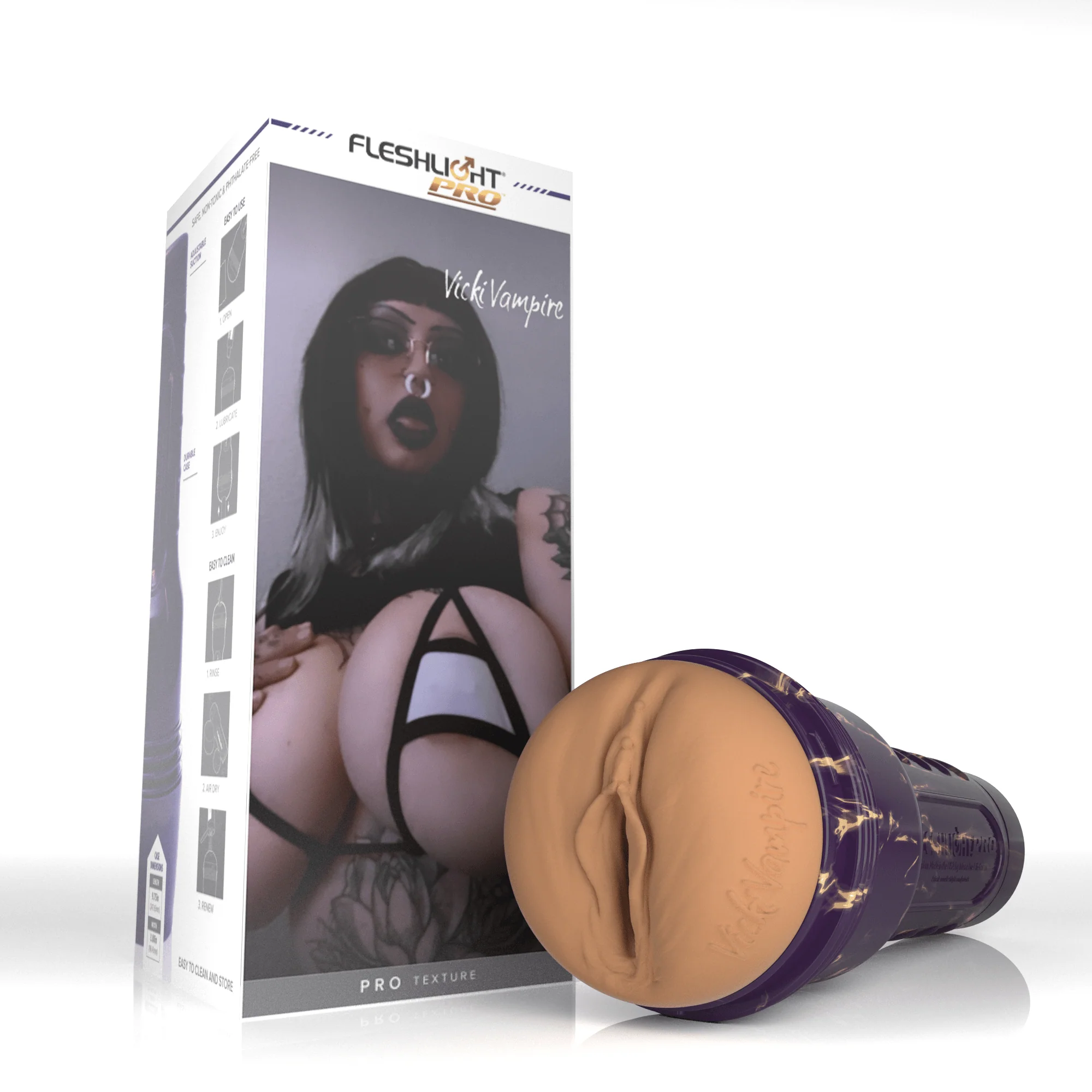Vicki Vampire Goth Pussy Fleshlight - Image 4