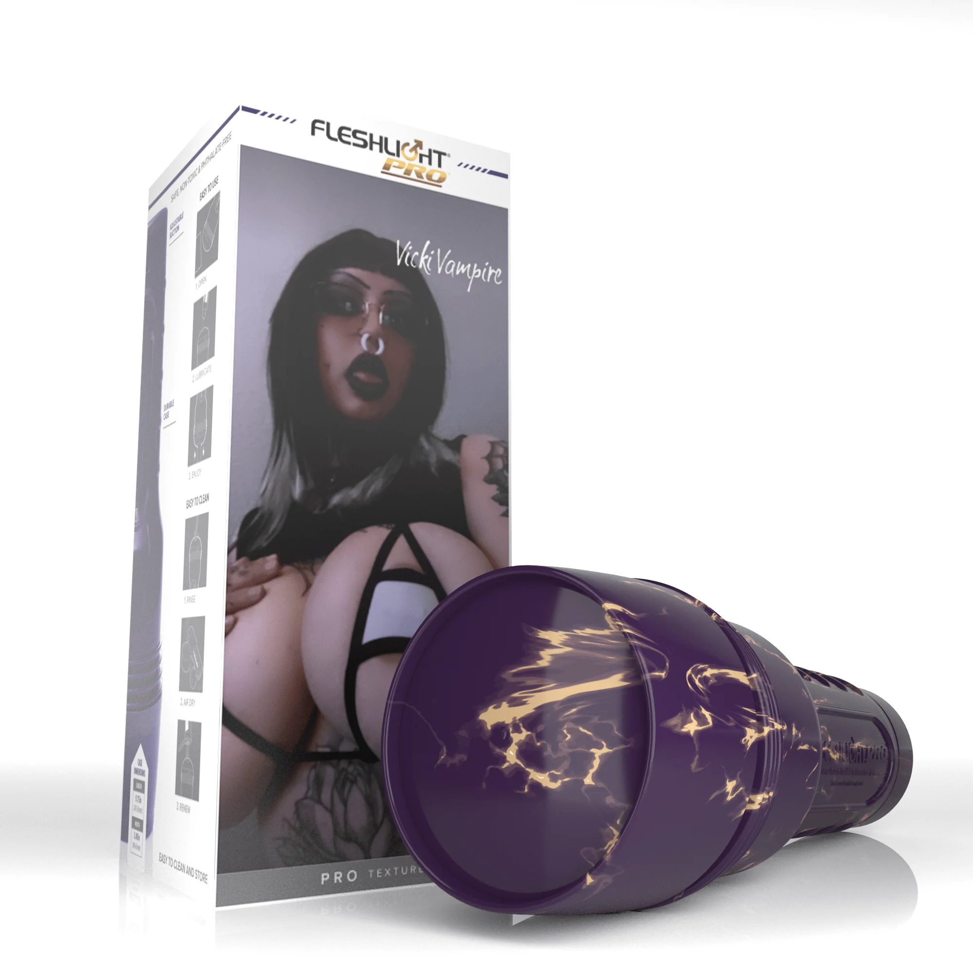 Vicki Vampire Goth Pussy Fleshlight - Image 5
